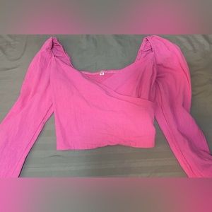 Pink Crop Top